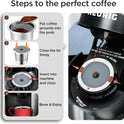 Noalto Reusable K Cups and Coffee Pods,Universal stainless steel k Cups for Keurig 2.0 and 1.0 Coffee Makers machine(2pack)
