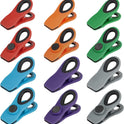 TACGEA Chip Clips, Magnetic Bag Clips with Air Tight Seal for Food Storage, 12 Pieces, Multicolor