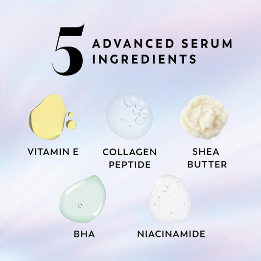 Olay Super Serum Body Wash for Extra Dry Skin, 24hr Long Lasting Hydration, 5+ Ingredient Serum Complex for Bright Even Firm Luminous Skin, 18.5 fl oz