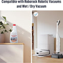 roborock Official Floor Cleaning Solution, Floor Cleaner for Hardwood Tile Hardfloor, Compatible Robot Vacuums with Mopping and Wet Dry Vacuum, 16.2 FL OZ, Dilution Ratio 1:200