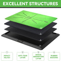 Golf Hitting Mat, Golf Training Mat for Swing Path Feedback Detection Batting,Extra Replaceable Golf Practice Mat 16"x12", Golf Gifts for Men Women for Home Indoor Outdoor