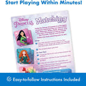 Wonder Forge Disney Princess Matching Game - Fun Memory Game for Kids Ages 3 and Up - Toddler Learning Toy Featuring Belle, Ariel, and Elsa and more Disney Princesses - Packaging May Vary