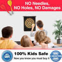 Magnetic Dart Board for Kids - Indoor Outdoor Darts Game, 16pcs Magnetic Darts, Double Sided Board Games Set, Best Toys Gifts for Teenage Age 5 6 7 8 9 10 11 12 13 14 15 16 Years Old Boys
