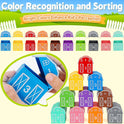 Learning Toys for 1,2,3 Year Old Toddlers, 20Pcs Farm Animals Toys Montessori Counting, Matching & Sorting Fine Motor Games, Birthday Easter Gift for Baby Boys Girls Age 12-18 Months