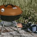 GasOne CG-14T – 14-inch Portable Barbecue Grill with 3-Point Locking Lid for Heat Preservation – Dual Venting System – Small Charcoal Grill for Backyard, Camping, Boat