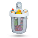 Munchkin Super Scoop™ Hanging Bath Toy Storage with Quick Drying Mesh, Grey