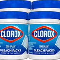 Clorox Zero Splash Bleach Packs - Laundry Pods, 4 Pack