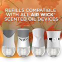 Air Wick Plug in Scented Oil Refill, Apple Cinnamon Medley, 5ct, Air Freshener, Essential Oils