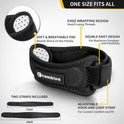 CAMBIVO 2 Pack Knee Braces for Women and Men, Patella Knee Support Strap, Basketball, Running, Hiking, Volleyball, Tennis, Squats