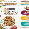Purina Beneful Gravy Wet Dog Food Variety Pack, Prepared Meals Stew - (12) 10 oz. Tubs
