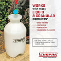 Chapin USA 20004 Pump Sprayer, 1 Gallon, Lawn and Garden, Hand Pressurized, Anti-Clog Filter, Adjustable Spray Nozzle, Spraying Plants, Watering, Weeds, Fertilizer and Pests, Translucent