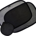 Enovoe Car Window Shades for Baby (4 Pack) - 21"x14" - Sun Shade Blocker, Cling - Glare Shield and UV Rays Protection for Your Child - Side Windows Screens for SUV- Mesh Window Shades for Car Baby