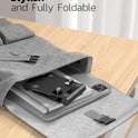 Nulaxy Dual Folding Cell Phone Stand, Fully Adjustable Foldable Desktop Phone Holder Cradle Dock Compatible with iPhone 17 16 15 14 13 12 11 Pro Max Xs Xr X 8, Nintendo Switch, All Phones