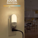 L LOHAS LED Motion Sensor Night Light, 2Pack, Motion Activated Night Light, Night Lights Plug into Wall Motion Sensor, 3000K Warm White, Adjustable Brightness 30/60LM, for Kids Adults Bathroom Bedroom