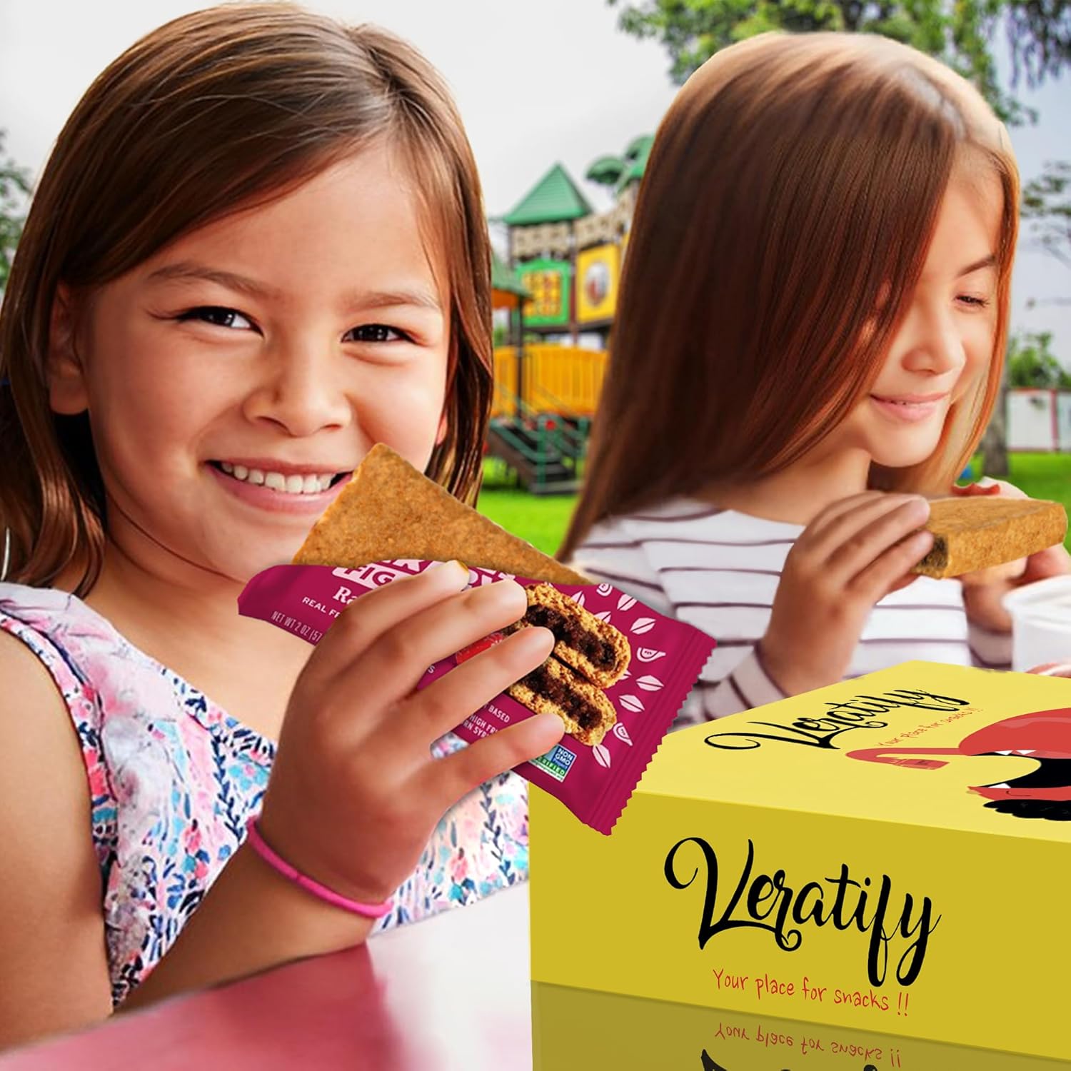 Veratify - Healthy Mixed Snack Box & Snacks Gift Variety Basket - Perfect for Men, Women, Adults, Office, School, College, Work - Variety Assortment Gift Basket - (Gift Care Package 66 Count)