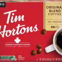 Tim Hortons Original Blend, Medium Roast Coffee, Single-Serve K-Cup Pods Compatible with Keurig Brewers, 24 Count(Pack of 1)(Packaging may vary)