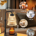 Candle Warmer Lamp with Timer Dimmable, Birthday Gifts for Women Mom, House Warming Gifts New Home Decor, Wax Melt Warmer for Jar Candles with 2 Bulbs