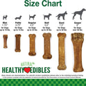 Nylabone Healthy Edibles Natural Puppy Chews Long Lasting Treats for Puppies, Roast Beef, Apple & Bacon Flavor, X-Small/Petite (3 Count)