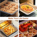 Unbleached Parchment Paper Baking Sheets, 9x13IN Precut Non-Stick Parchment Paper for Baking, Grilling, Air Fryer, Steaming-70 Sheets Unbleached Parchment Sheets for Bread Cup Cake Cookie And More