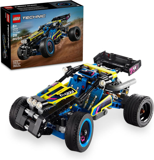 LEGO Technic Off-Road Race Buggy Buildable Car Toy, Cool Toy for 8 Year Old Boys, Girls and Kids who Love Rally Contests, Race Car Featuring Moving 4-Cylinder Engine and Working Suspension, 42164