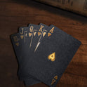 BIERDORF Diamond Waterproof Black Playing Cards, Poker Cards, HD, Deck of Cards (Black)
