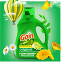 Gain Liquid Laundry Detergent, Original Scent, 154 fl oz, 107 Loads, Freshness + Odor Fighting, High Efficiency Washing Machine Liquid Cleaning Soap