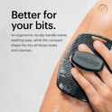 MANSCAPED The Body Buffer Premium Silicone Scrubber for Nourishing, Cleaning & Exfoliating Your Skin - Lather Boosting Bristles with Ergonomic No-Slip Handle, Long-Lasting & Easy to Clean (1-Pack)