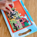 Melissa & Doug Take-Along Magnetic Jigsaw Puzzle Set – On the Farm (2 x 15 Piece) Travel Activity Toy for Preschoolers and Kids Ages 3+ - FSC Certified