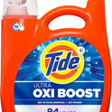 Tide Ultra Oxi Boost Liquid Laundry Detergent, 132 fl oz, 94 Loads, Advanced Stain Remover, Laundry Detergent Liquid with Extra Oxi Power (Packaging May Vary)