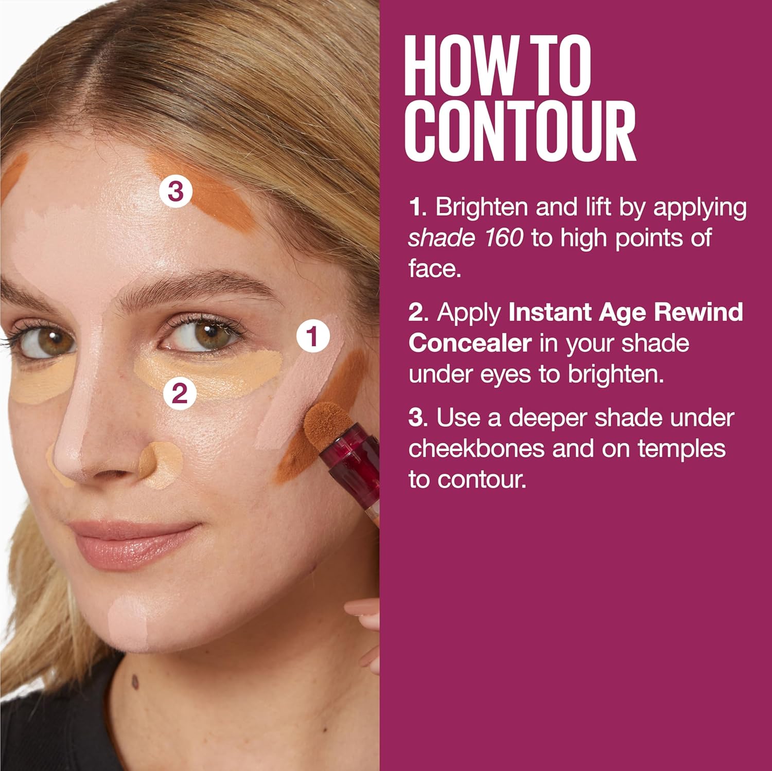 Maybelline Instant Age Rewind Eraser Dark Circles Treatment Multi-Use Concealer, 120, 1 Count (Packaging May Vary)