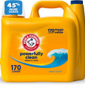ARM & HAMMER Liquid Laundry Detergent, Clean Burst Fresh, 170 fl oz, 170 Loads