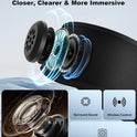 MUSICOZY Sleep Headphones Bluetooth 5.4 Headband, Sports Wireless Earphones Sweat Resistant Earbuds Sleeping Headphone with Ultra-Thin HD Stereo Speaker for Workout Running Cool Gadgets Unique Gifts