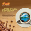 Kauai Coffee K-Cup Pods for Keurig Brewers – Arabica Coffee, 10% Hawaiian – Medium Roast, Vanilla Beans with Toasted Macabamia Nuts – Vanilla Macadamia Nut, 1 Pack of 22 Single Serve K-Cups