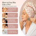 Kitsch Stainless Steel Gua Sha Facial Tools - Lymphatic Drainage Massager for Face & Chin, Jawline Shaper, Double Chin Reducer, Guasha Tool for Face Massager, Skin Care Tools Gifts for Women - Silver