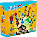 Toys Rocket Launcher for Kids - Launch up to 100 Ft, 8 Multi-Color Foam Rockets & Adjustable Launch Stand, Kids Outdoor Toys, Age 3+