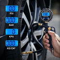 AstroAI Digital Tire Pressure Gauge with Inflator, 3-250 PSI Air Chuck & Compressor Accessories Heavy Duty with Quick Connect Coupler, 0.1 Display Resolution, 1pack