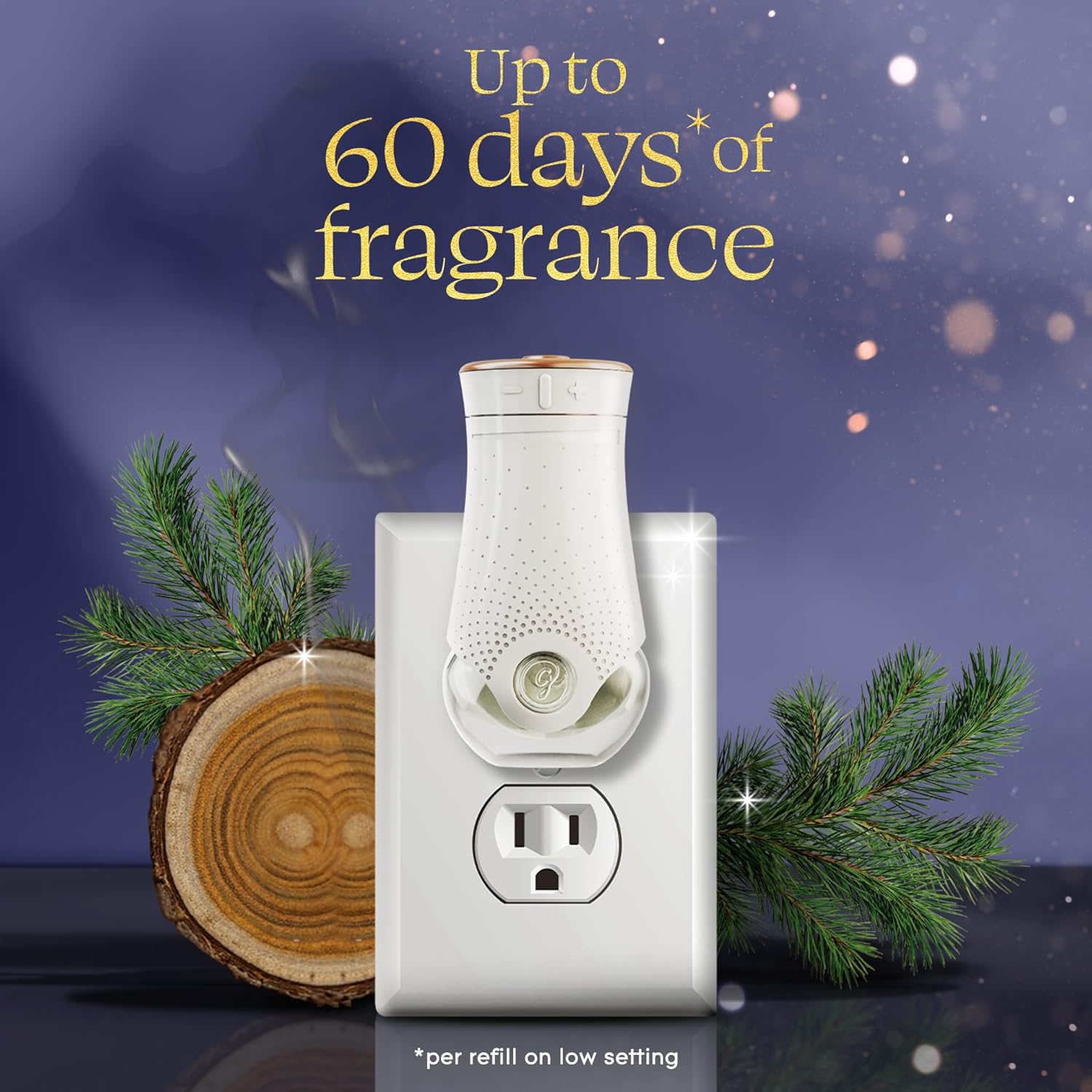 Glade PlugIns Refills Air Freshener, Embers & Sandalwood, Scented and Essential Oils for Home and Bathroom, 0.67 Fl Oz, 5 Count