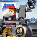 Qifutan Dash Mounted Holders Phone Holders for Your Car Phone Mount for Car Windshield Dashboard Air Vent Universal Desk Mounts Hands Free Automobile Cell Phone Holder Fit for iPhone Smartphone