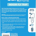 Safer Home Indoor Plug-In Fly Trap - SH502 - Effective Fruit Fly Traps for Indoors, Gnat Traps for House Indoor, 400 Sq Ft Protection - Style: 1 Device + 2 Glue Cards