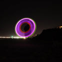 Foxtail LED - Outdoor Throw and Catch Light Up Game - Foam Ball & Tail Glow at Night - Play in The Dark - Fun Gift Idea for Kids & Adults, Boys & Girls