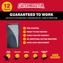 Catchmaster Rat, Snake and Mouse Traps 12Pk, Large Bulk Glue Rat Traps for Home, Adhesive Plastic Tray for Inside House, Snake, Mice, & Spider Catcher, Pest Control for House & Garage