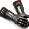 RAPICCA 932°F Heat Resistant BBQ Grill Gloves: Oil Resistant Waterproof for Smoking Grilling Cooking Barbecue Deep Frying Turkey Rotisserie Handling Hot Greasy Meat | Great Stocking Stuffers for Men