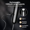 InstaWhisk Milk Frother with Variable Speed, Rechargeable Coffee Frother Wand with Detachable Double Whisk, Drink Mixer Handheld Electric Stirrer for Latte, Cappuccino, Matcha, Almond Milk, Protein