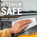 Armor All Interior Car Cleaning Wipes, 25 Count Canister, Powerful Cleaning for Dashboards, Vinyl, Clear Plastics, Carpet and Fabric