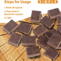 HGD Fire Starter, Natural Fire Starters for BBQ, Campfire, Fireplace, Charcoal, Wood Stove, Chimney, Fire Pit, Grill, Smoker, Indoor Outdoor Use