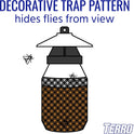TERRO T380 Outdoor Reusable Fly Magnet Fly Trap - Poison Free Fly Killer and Trap with Bait