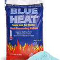 Blue Heat Snow & Ice Melter, Heat-Generating Pellets, Non-Staining Melt, 50 Lb Bag - Ice Remover for Driveway, Concrete, Sidewalk, and Outdoor Spaces