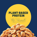 PLANTERS Honey Roasted Peanuts, Dry Roasted Peanuts, Party Snack, Plant-Based Protein, After School Snack, Sweet and Salty, Salted Nuts, Sea Salt & Honey, Snacks for Adults, Kosher, 16oz Jar