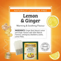 Twinings Lemon & Ginger Herbal Tea Individually Wrapped Bags, 100 Count (Pack of 1), Tangy Lemon, Spicy Ginger, Naturally Caffeine-Free, Enjoy Hot or Iced, 100 Teabags