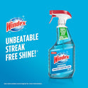 Windex Glass and Window Cleaner Spray Bottle, Packaging Designed to Prevent Leakage and Breaking, Surface Cleaning Spray, Original Blue Scent, 23 Fl Oz